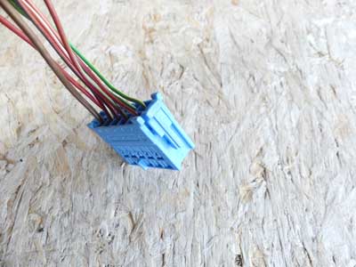 Mercedes Blue 10 Pole 8 Wire Connector A05254576265